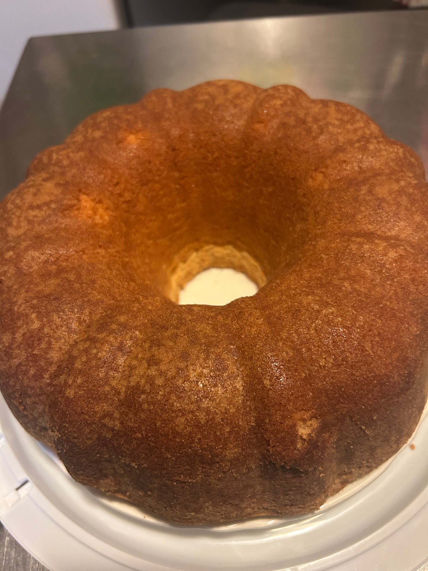 Southern Pound Cake 10” with caramel glaze