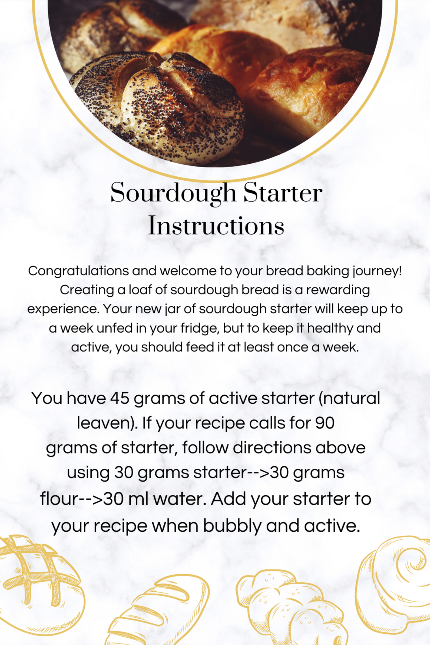 Fresh Sourdough Starter