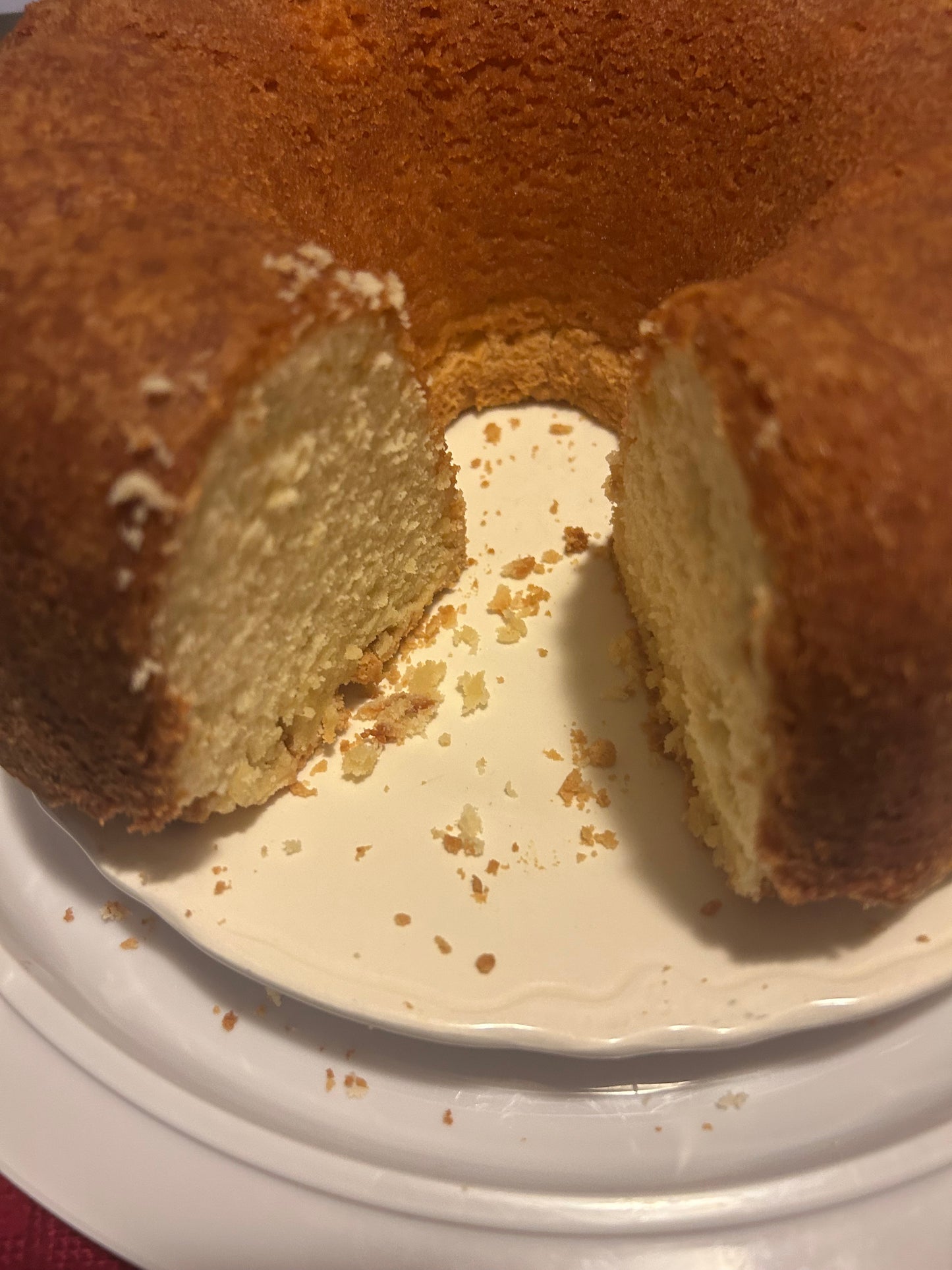 Southern Pound Cake 10” with caramel glaze