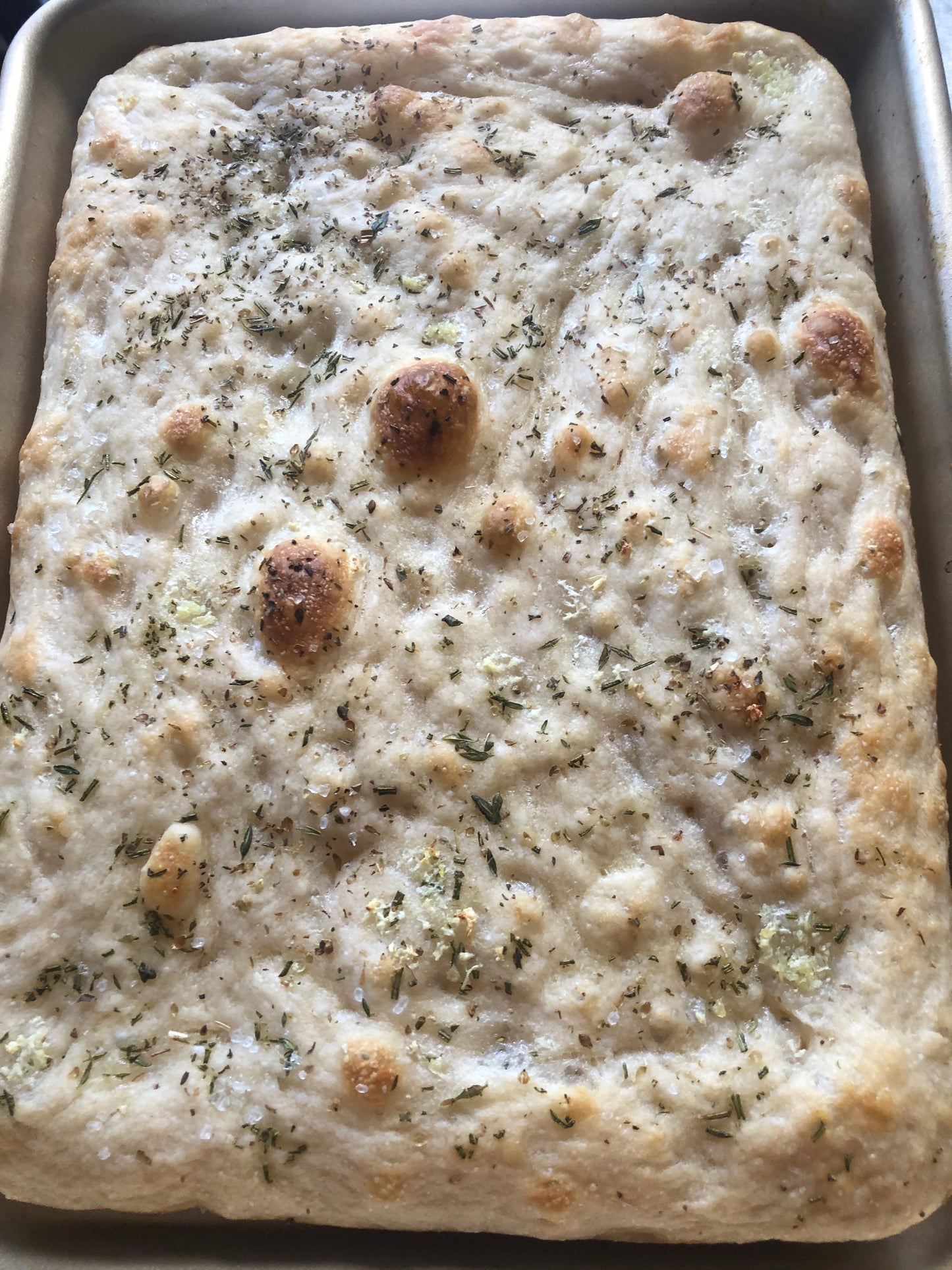 Garlic & Herb Focaccia [quarter sheet]